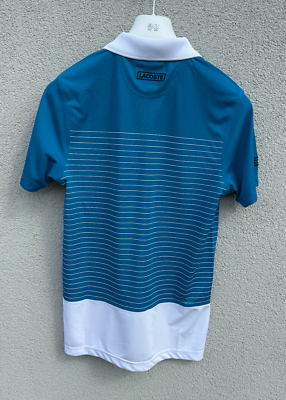 LACOSTE Andy Roddick Tennis Polo Shirt Mens Small 3 Blue White