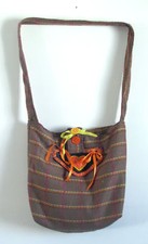 BORSA DI LANA TRAPUNTATA FATTA A MANO UNO DI UN TIPO DI PORTAMONETE, 14 X...