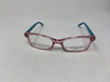 VOGUE EYEWEAR KIDS VY 2002 2836 46-16-125 PINK TEAL FLEX HINGE EYEGLASSES 9330