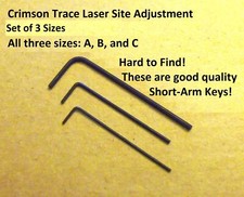 Crimson Trace CTC-34SZ Laser Sight Specialty Hex Key Set of 3 Sizes 