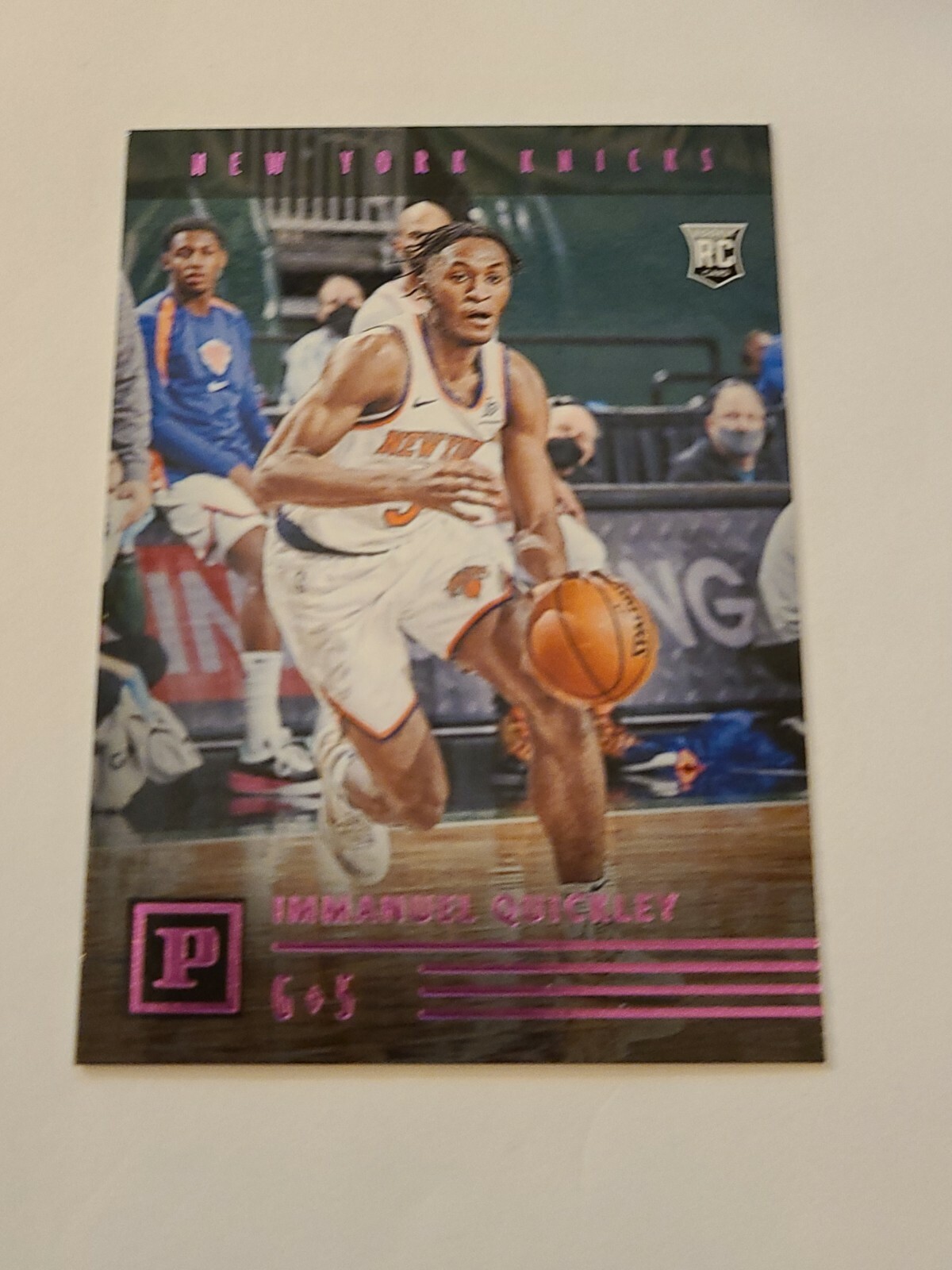 2020-21 Immanuel Quickley SP PINK Rookie Rc Panini Chronicles