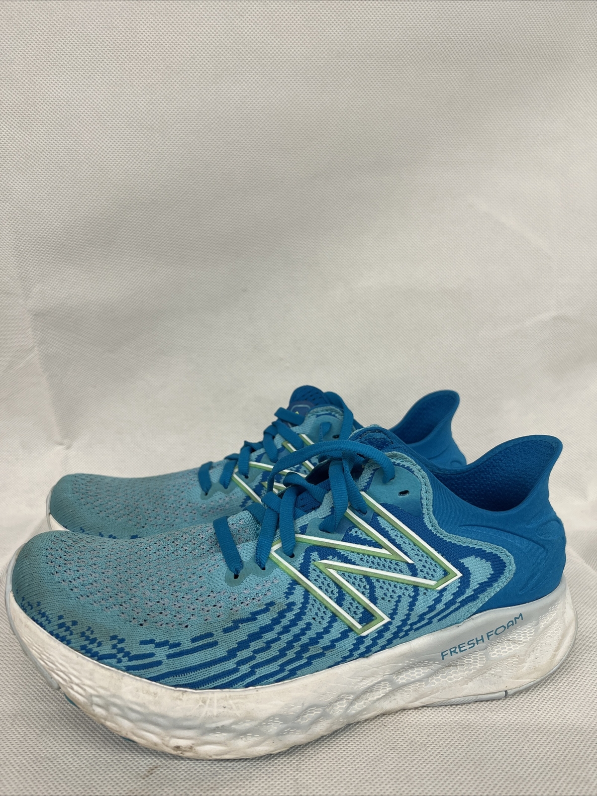 NEW BALANCE 1080 W1080S11 Sky Blue Lime Running Shoes Womens 8.5 Fast Ship  | eBay