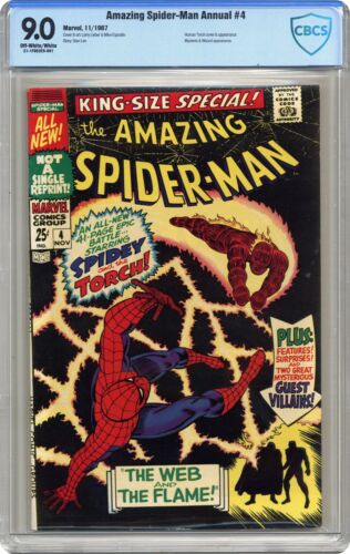 Amazing Spider-Man Annual #4 CBCS 9.0 1967 21-1F952E5-001 - Picture 1 of 2