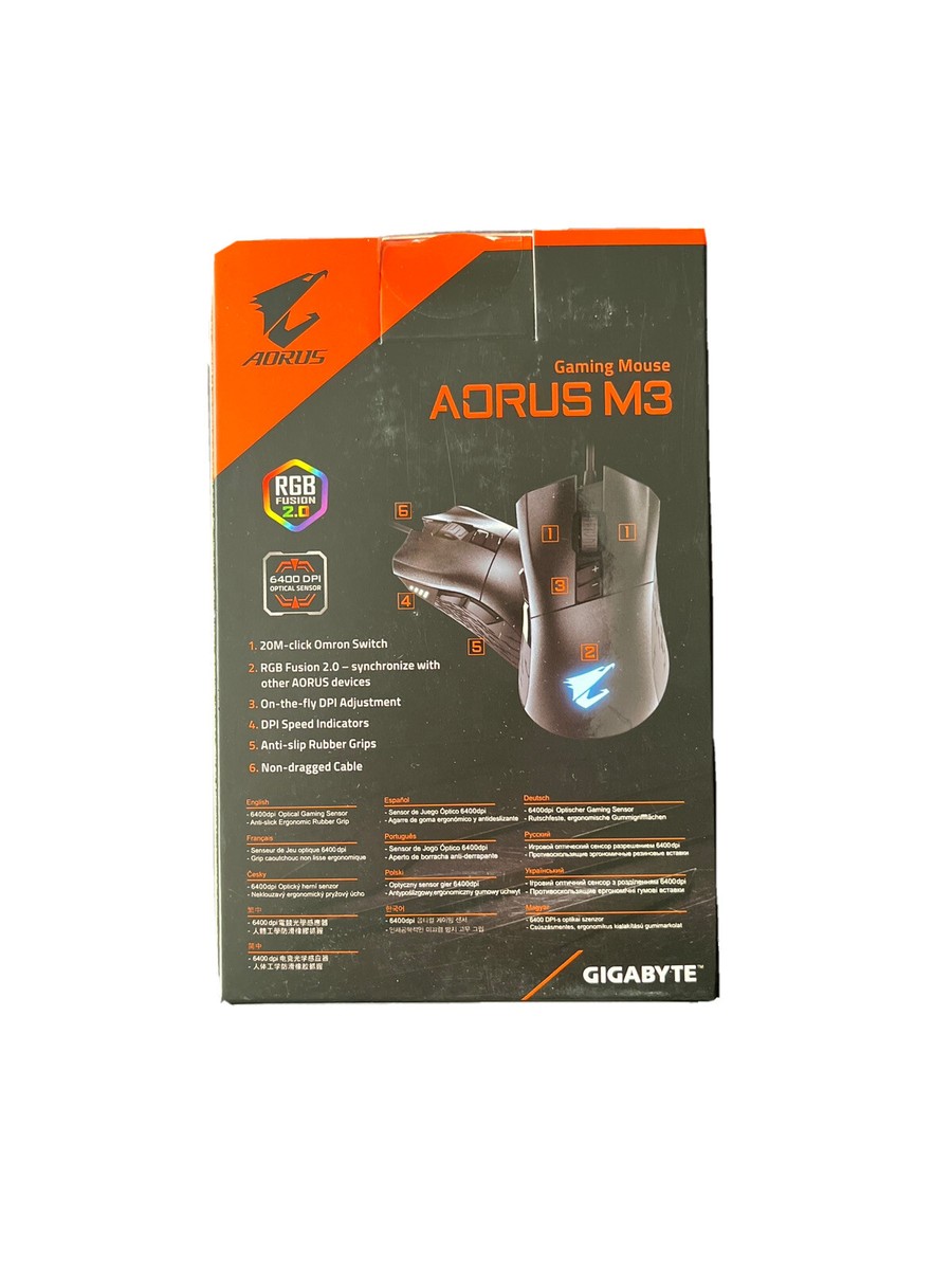 AORUS Gaming Mouse AORUS M3 RGB Fusion Gigabyte GM-AORUS M3