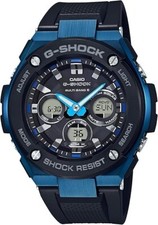 CASIO G-SHOCK G-Steel GST-W300G-1A2JF Black Blue Men's Watch New in Box F/S new