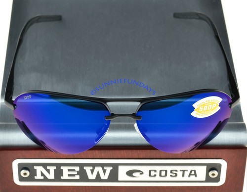 COSTA Del Mar HELO Matte Black BLUE 