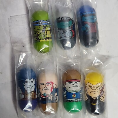 Mighty Beanz Teenage Mutant Ninja Turtles TMNT Figuren Konvolut - Neu Vintage 2003
