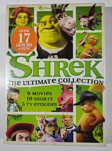 Shrek: The Ultimate Collection 6 movies, 10 shorts 5 t v.Episodes Brand new seal