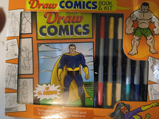 Book Kit DRAW COMICS Learning Teaching Instructional Box Set