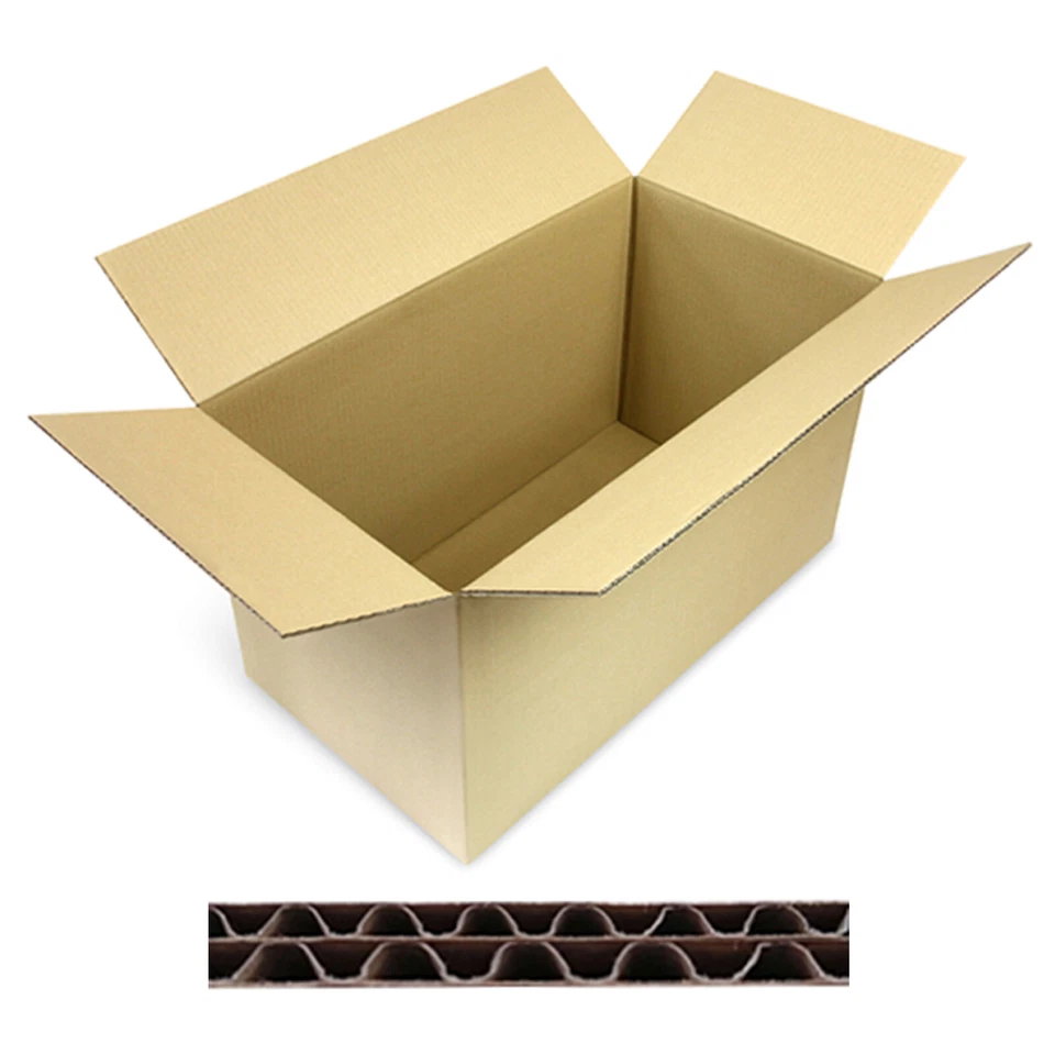 verpacking Faltkartons 650x350x370 mm KK-130 Braun Versand Falt Kartons