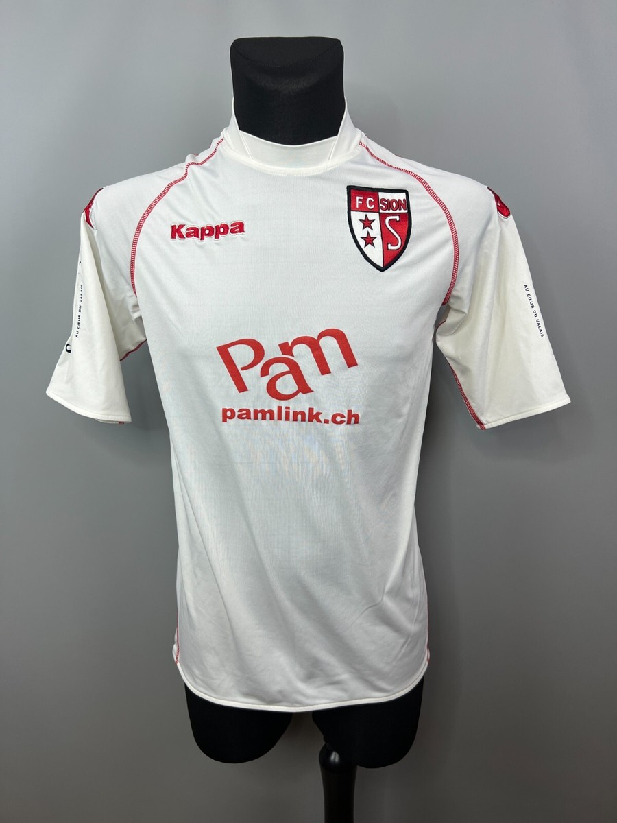 SION 2008 2009 HOME SHIRT FOOTBALL SOCCER JERSEY KAPPA MENS SIZE