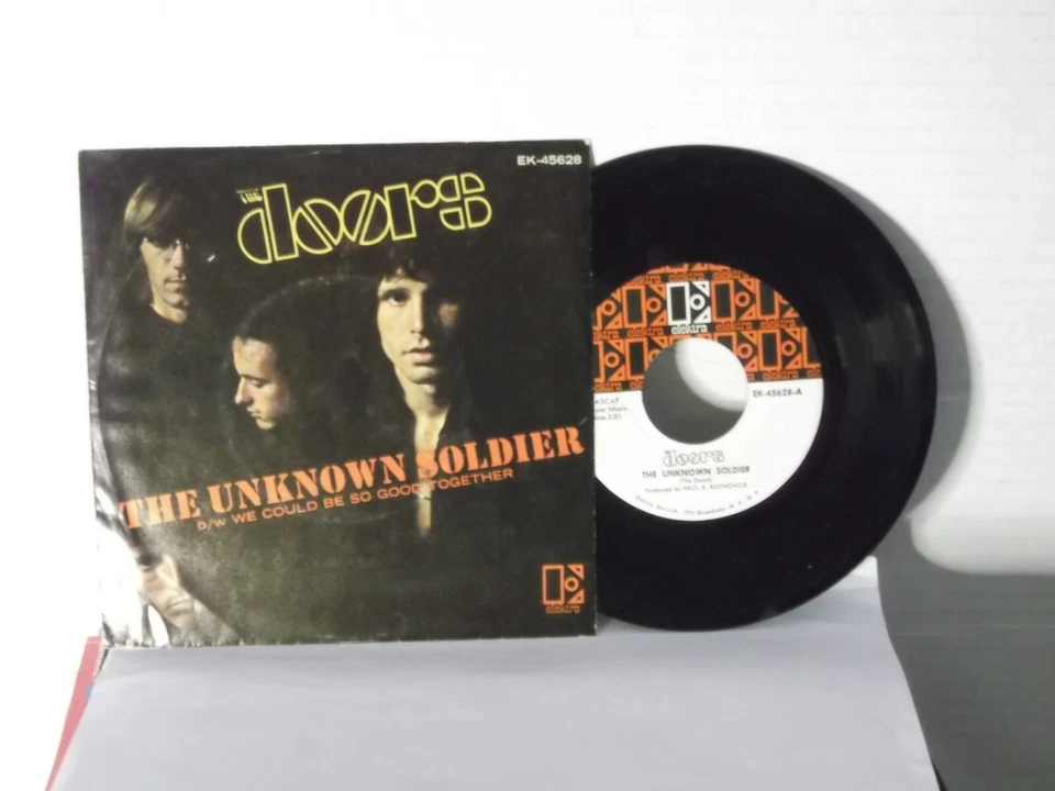 The Doors,Elektra 45628"The Unknown Soldier"US,7"45 w P/S,1968 blues rock,RARE,M - Image 2 of 2