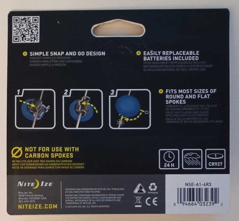 Mini luzes de raio LED Nite Ize See 'Em fácil torção ligar/desligar conjunto de 4 - Imagem 2 de 2