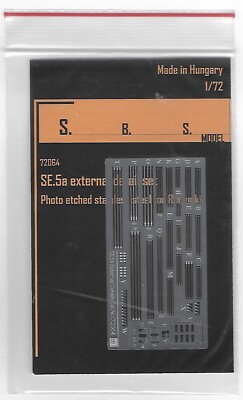 SBS Modell 1/72 SE.5a externe Details ÄTZDETAILS 72064