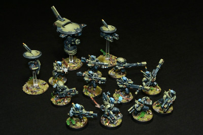 Warhammer 40K Kill Team: Tau Pathfinders Commission Lvl 3 auf Bestellung gefertigt