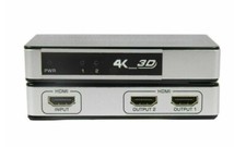 LATEST GENERATION 4KX2K HIGH SPEED 2 PORTS HDMI 1X2 SPLITTER FULL HD 3D 1080P