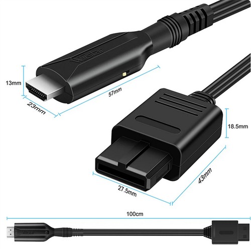5V 1080p For N64 To Hdmi Hd Converter Cable Adapter For Nintendo 64/NGC/SNES - Picture 8 of 12