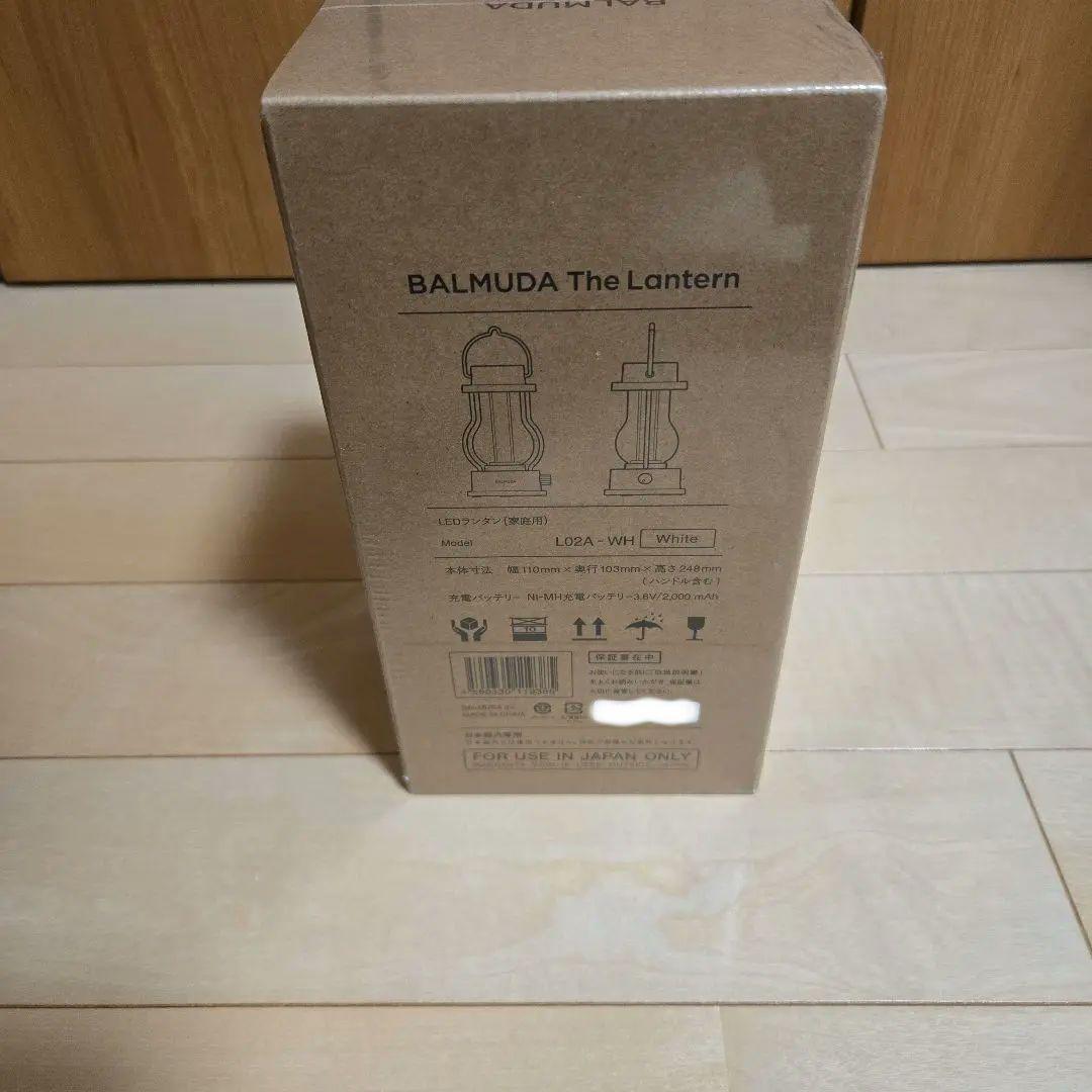 【新品未開封】BALMUDA The Lantern　L02A-WH Balmuda The Lantern Black LED L02A-WH Lamps built-in battery