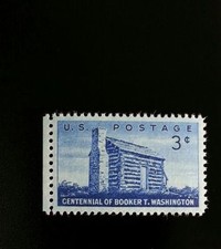 1956 3c Booker T. Washington, American Educator Scott 1074 Mint F/VF NH