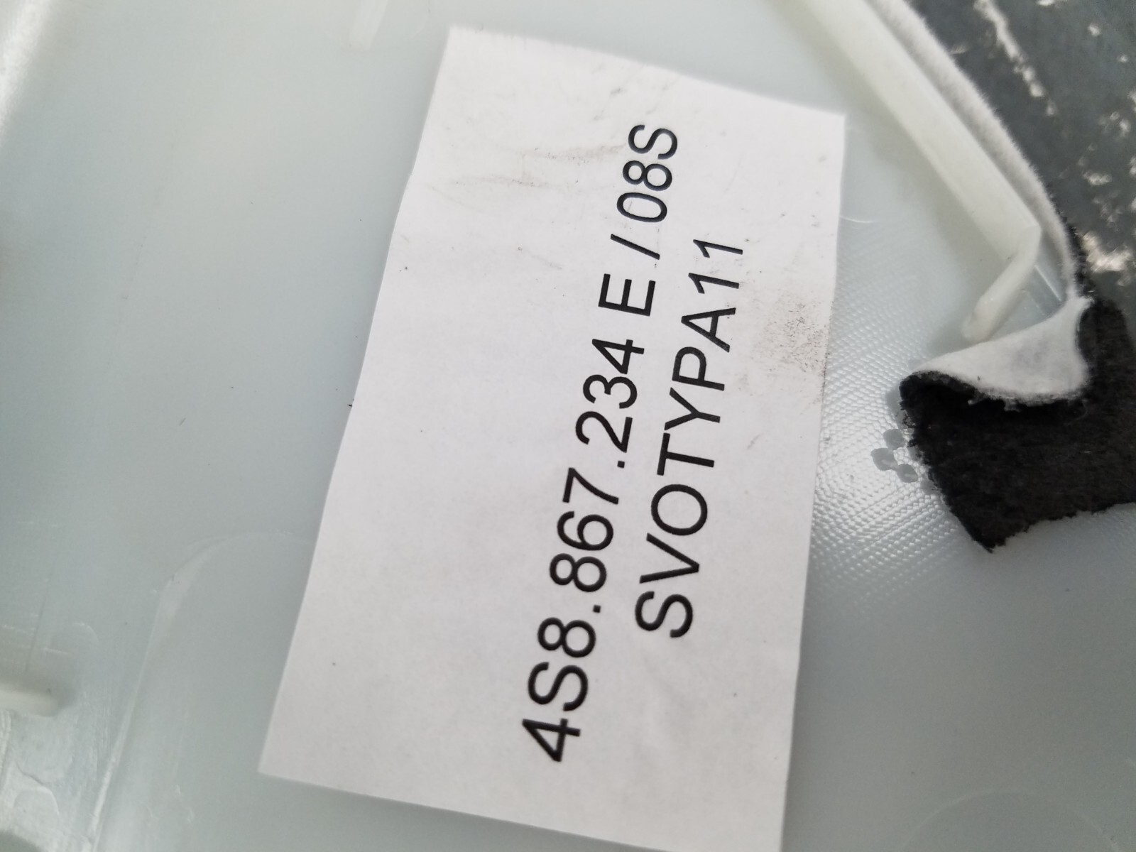 2018 Audi R8 V10 Alcantara Pillar Panels #0182 D1