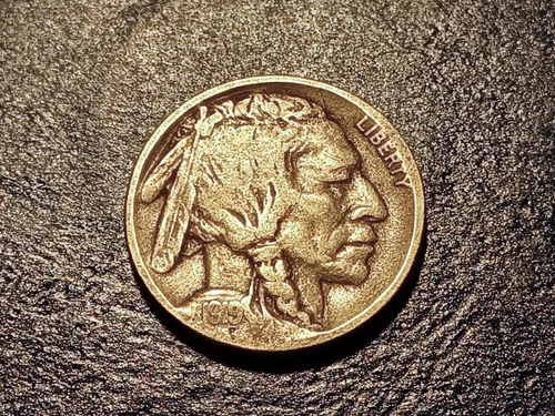 Fine 1919-D Buffalo Nickel
