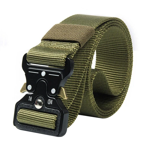 Taktischer Gürtel Herren Tactical Belt Nylon Metallschnall Armee Militär 125 cm - Picture 13 of 15