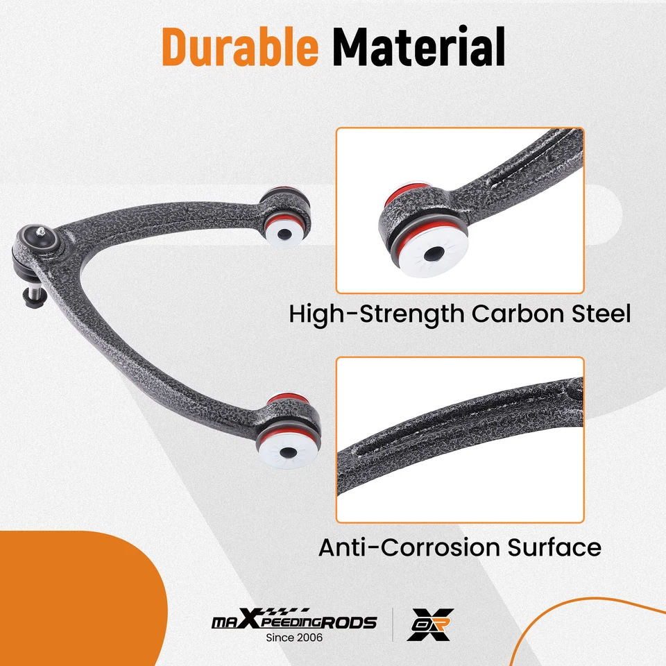 Front Upper Lower Control Arms Assembly for 2007-13 Chevy Silverado Sierra 1500 Foto 2 de 4