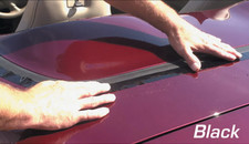 1963-1967 Corvette Convertible Top Rear Decklid Protector Black Easy On C2 New 1963-1967 Corvette Convertible Top Rear Decklid Protector Black Easy On C2 New