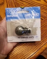 Classic Ball Lamp Finial 1-1/2" Oil Rubbed Bronze Westinghouse 7000500 2 Pack