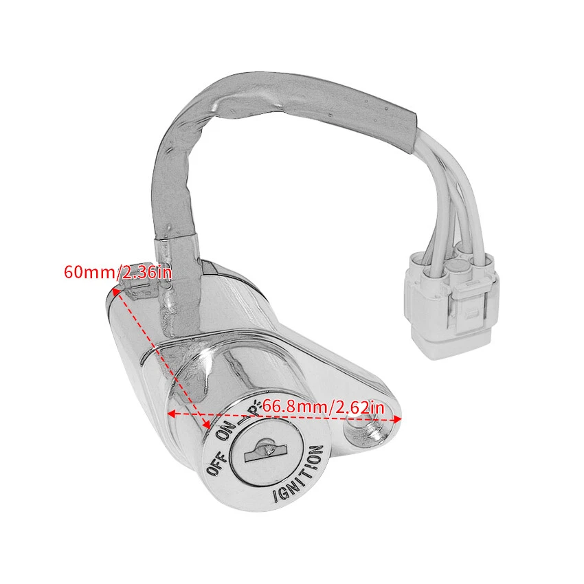 Ignition Key Switch For Suzuki VLR1800 VZ1500 Intruder Boulevard 37110-40H11 Foto 2 de 4