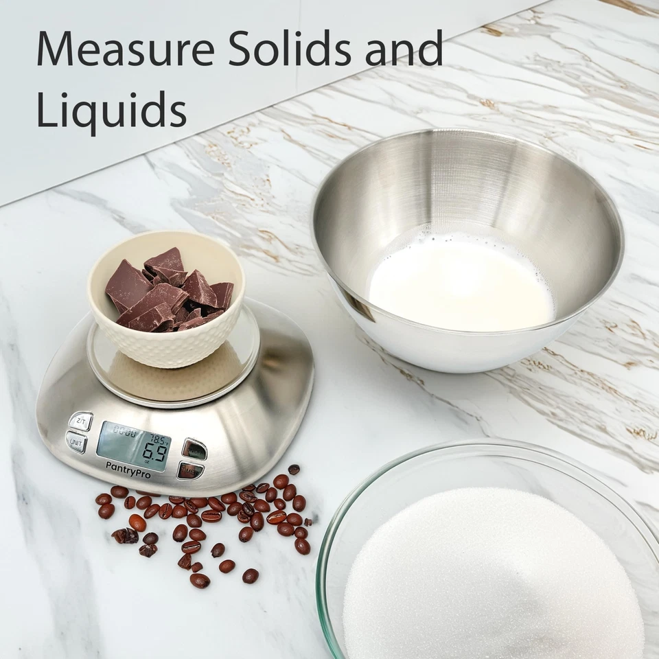 Digital Kitchen Scale with Bowl - Stainless Steel 12lbs Capacity - LCD Displa... - Image 4 of 4