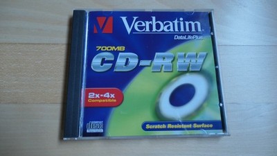 10 Stk. Verbatim CD RW Rohlinge 700 MB wiederbeschreibbar-OVP