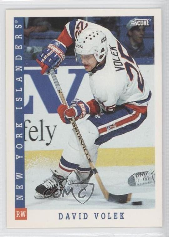 1993-94 Score American David Volek #495 0a1