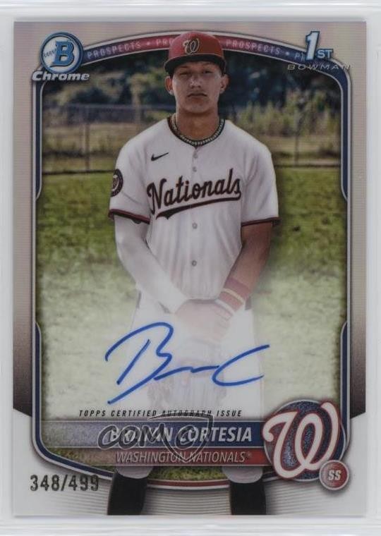 2025 Bowman Chrome Prospect Auto Refractor /499 Brayan Cortesia #CPA-BC Auto