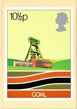 CONTINENTAL SIZE POSTAL CARD ENERGY FROM COAL GREAT BRITAIN 1978