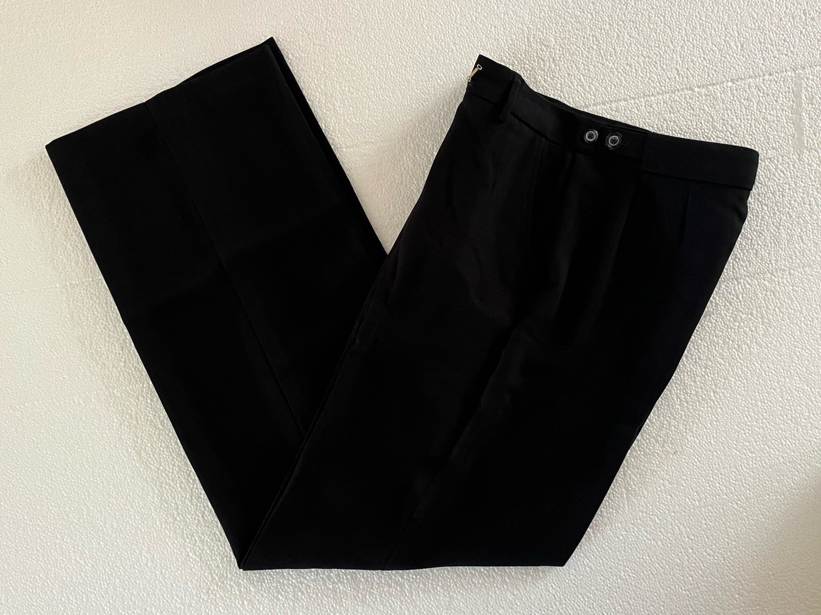 Esprit De Corp Pants Ladies Size 9/10 Black Dress Pants Flat Front Slacks 30x33