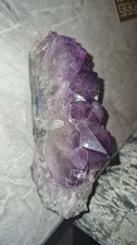 Dark Brazilian Amethyst Large Cluster Piece Raw Stone Crystal Geode