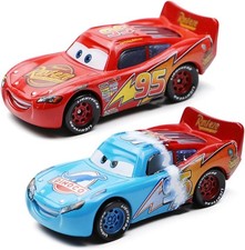 MCQUEEN 1.0 vs HALF DINOCO MCQUEEN Disney PIXAR Cars Toy Diecast Gift 2 Sets