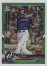 2018 Bowman Draft Chrome Green Refractor 32/99 Joe Gray #BDC-76 6a7