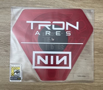 Nine Inch Nails Tron Ares SDCC 2025 Red Die-cut 7'' Vinyl #1425/2500 NEW