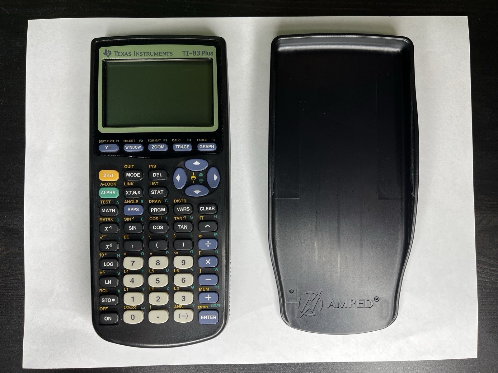 TI-83 Plus Handheld Graphing Calculator w/ Cover - Texas Instruments - Tested