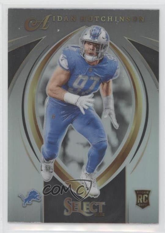 2022 Panini Select Certified Rookies Silver Prizm Aidan Hutchinson RC 1z6