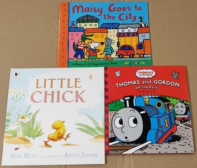 Children's Book Bundle - Thomas And Gordon Off The Rails, Little Chick, Maisy...