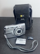 Olympus Stylus 1010 10MP Silver Compact Digital Camera W/ Battery 2gb Mem  Case