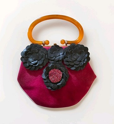 VAGABOND LIVING ARTISAN UPCYCLED SATCHEL HANDBAG PURSE