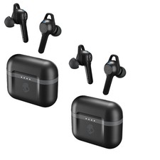 Skullcandy 2 Pack Wireless in-Ear Headphones Bundle - Indy Evo Black