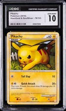 2010 POKEMON HEARTGOLD & SOULSILVER #78/123 PIKACHU CGC 10 GEM MINT on eBay