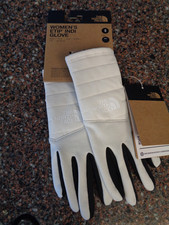 The North Face Women's Small Etip Indi Glove White Tech Friendly Gloves New