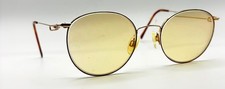 Vintage Tortoise Gold Oval Metal Sunglasses FRAMES ONLY Japan