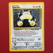 1995 snorlax pokemon card Snorlax 11/64 Jungle Holo for sale online